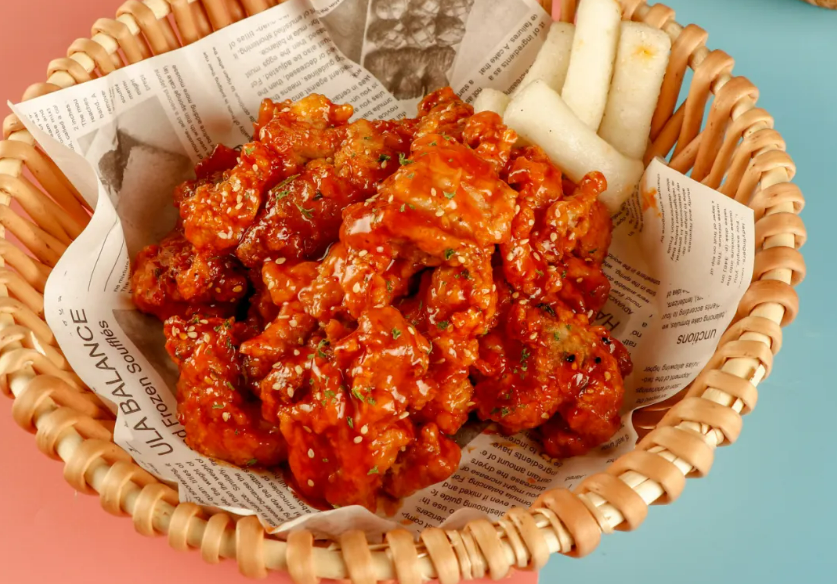 韩式炸鸡皮酥肉嫩(含腌料、裹粉、甜辣酱配方)