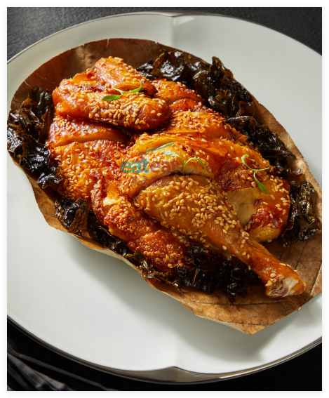 【鸡菜】铁观音芝麻酥皮鸡