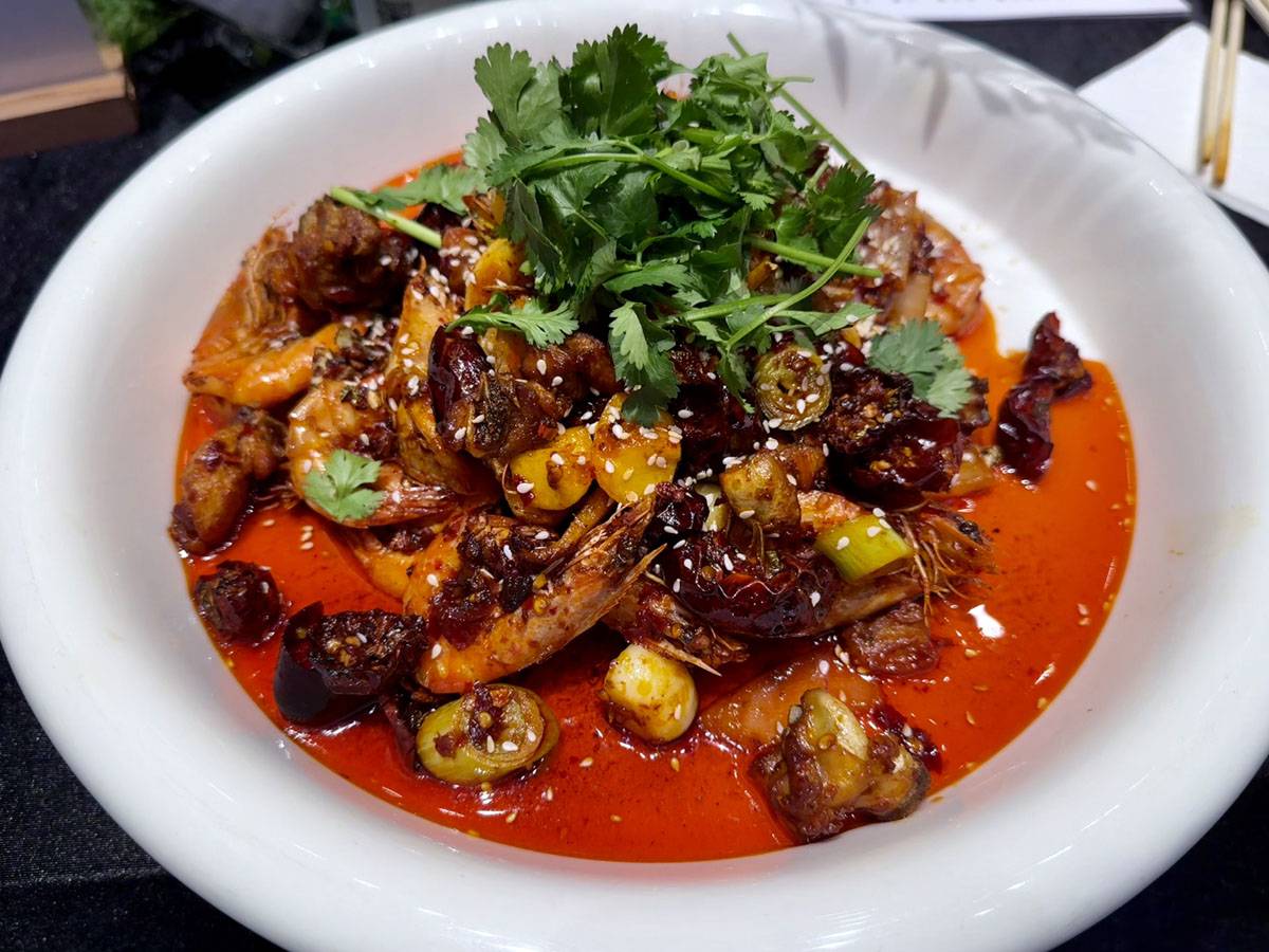 【贵州山野菜】干锅鸡爆虾