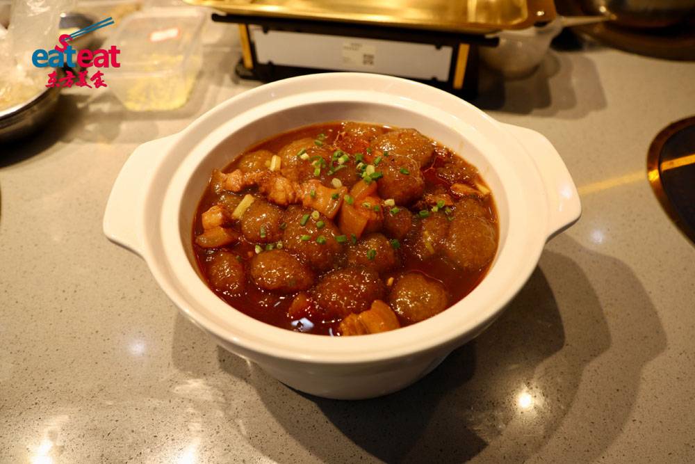 【安徽土菜】山芋粉圆子烧肉