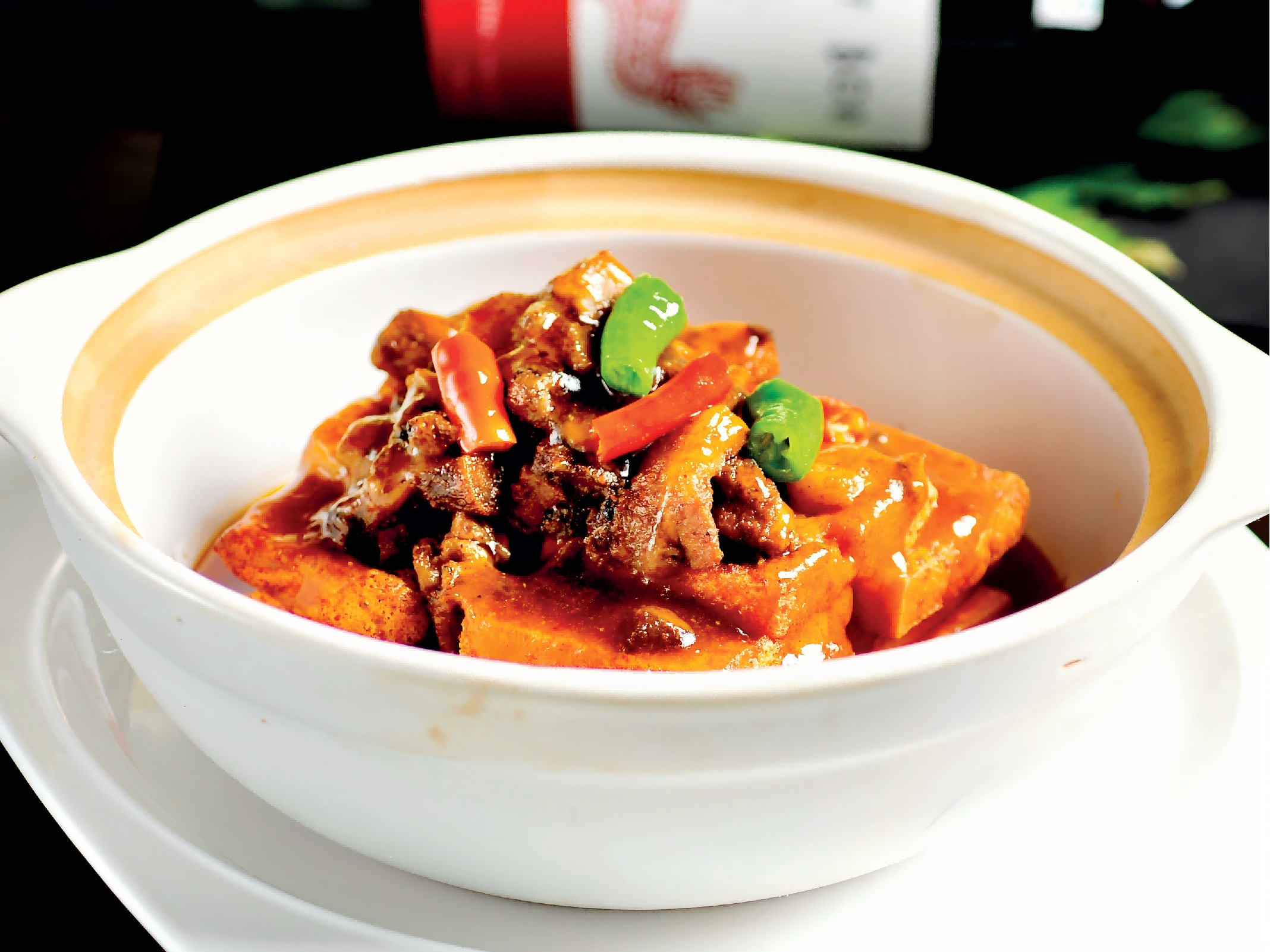 牛肝菌砂锅手工豆腐