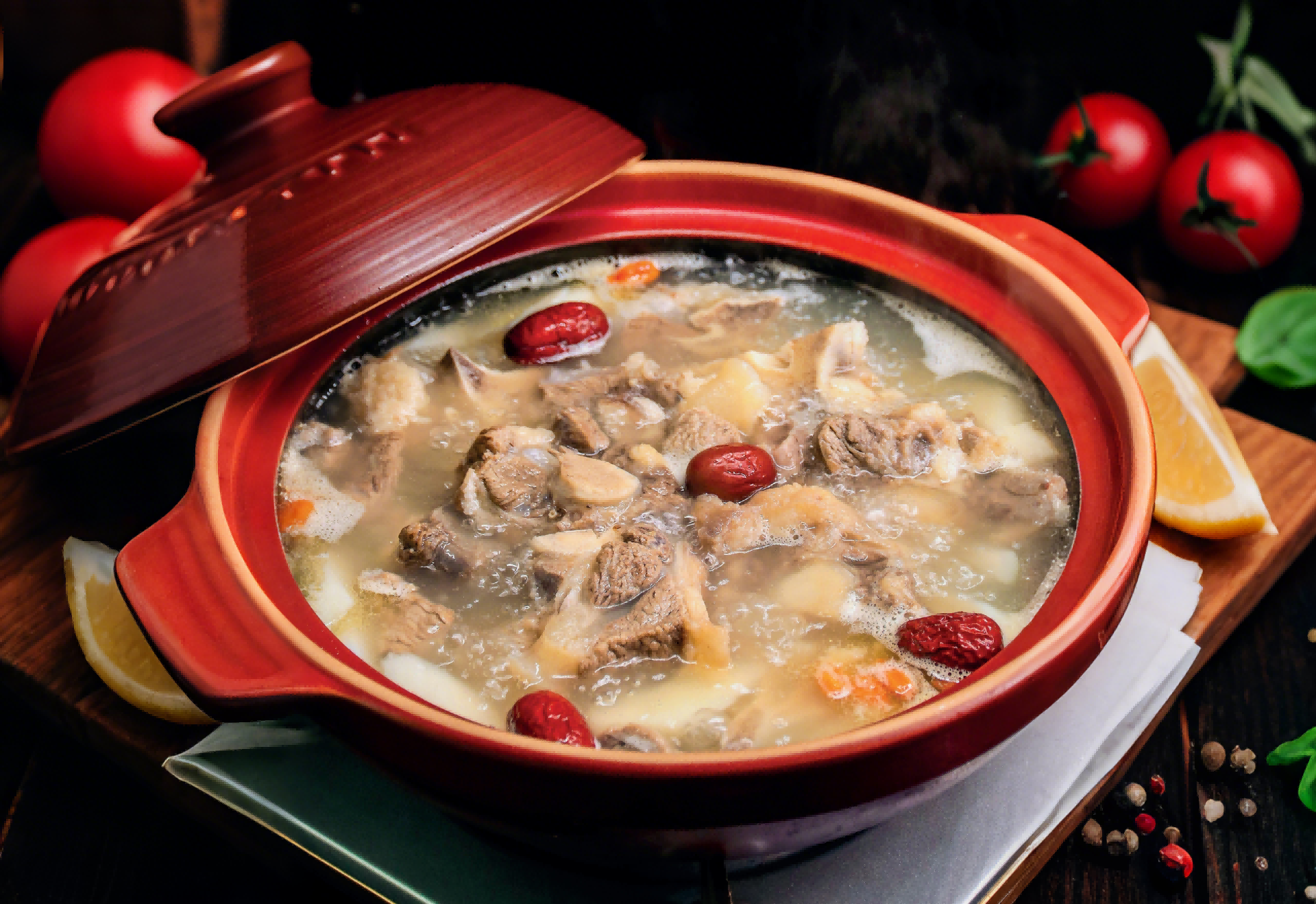 铁棍山药炖夏南牛尾