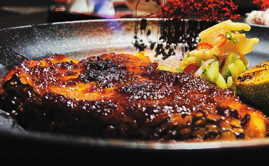 自制烤鱼酱：烤鲈鱼