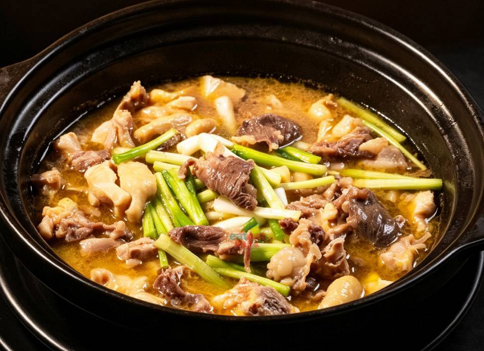 秋冬保温菜：牛肉煲鸡